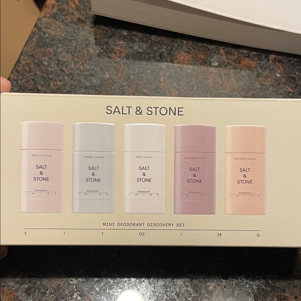 Salt & Stone Mini Deodorant Discovery Set